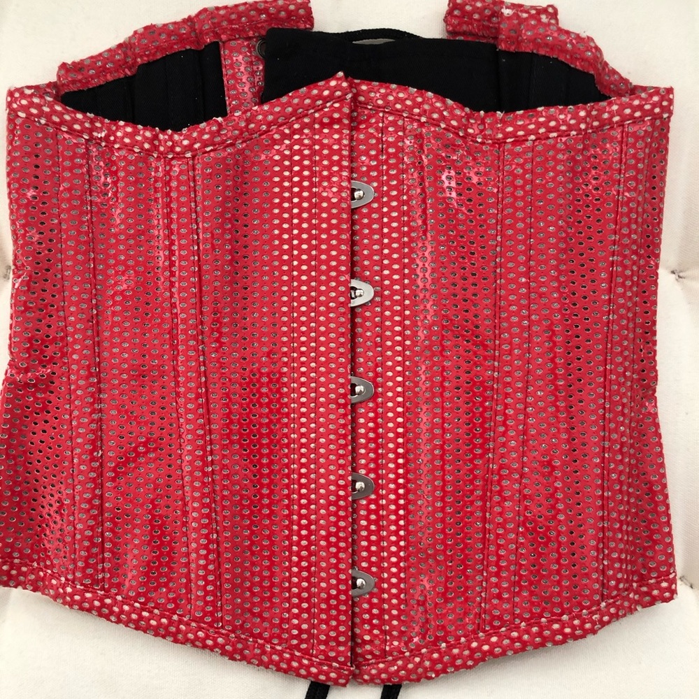 Burlesk underbust steel boned corset, size 24”